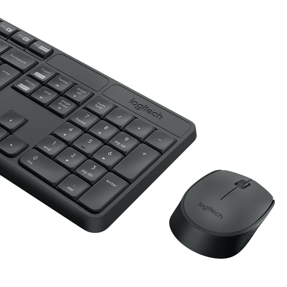 Bộ Bàn Phím Và Chuột Không Dây Logitech MK235 - Hàng chính hãng